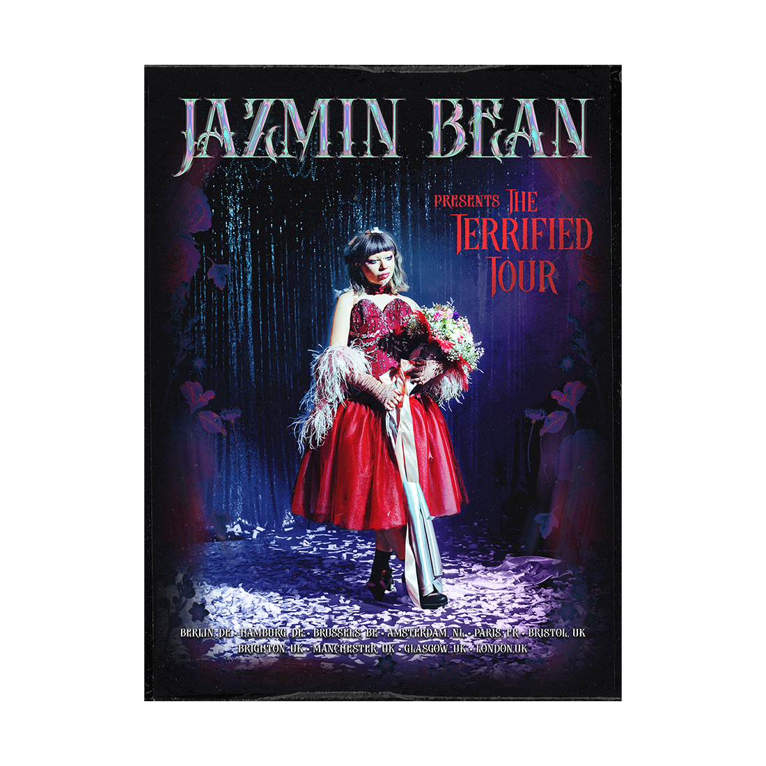 Jazmin Bean - The Terrified Tour Litho Poster.