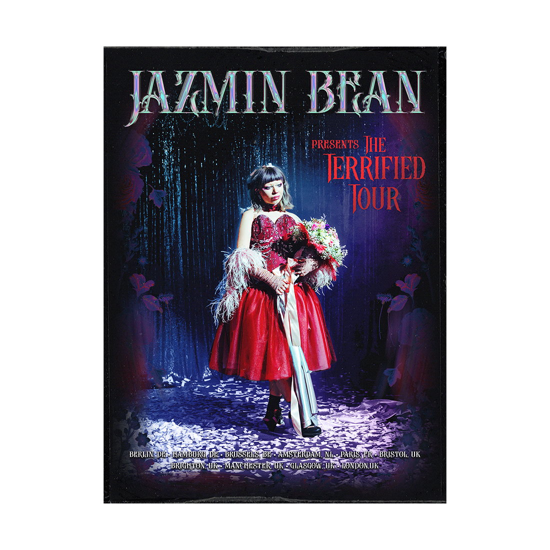 Jazmin Bean - The Terrified Tour Litho Poster